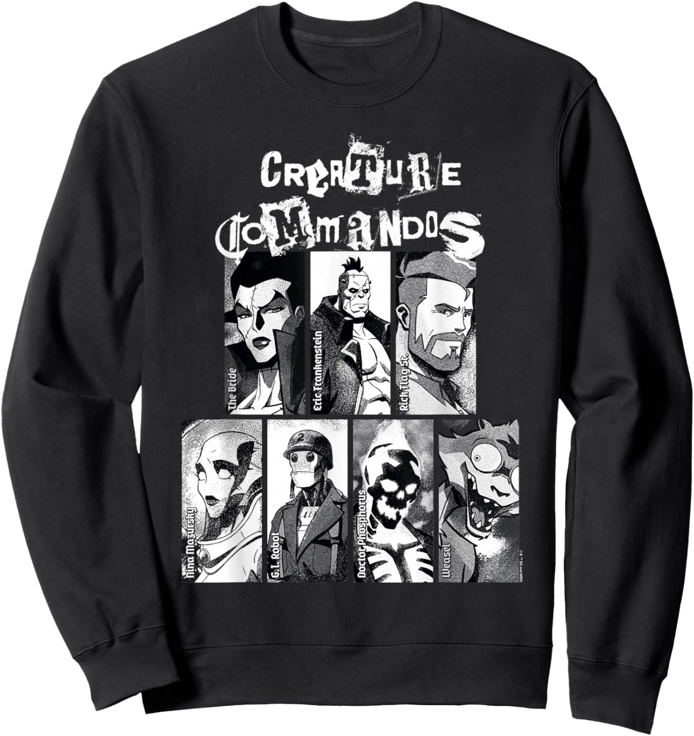 Creature Commandos Portraits Sweatshirt - Sweatshirt | Black