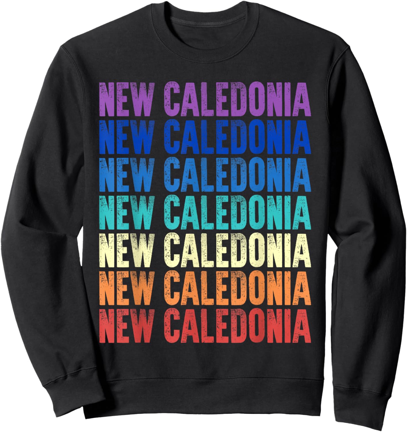 Nouvelle-Calédonie colorée Sweatshirt - Sweatshirt | Black
