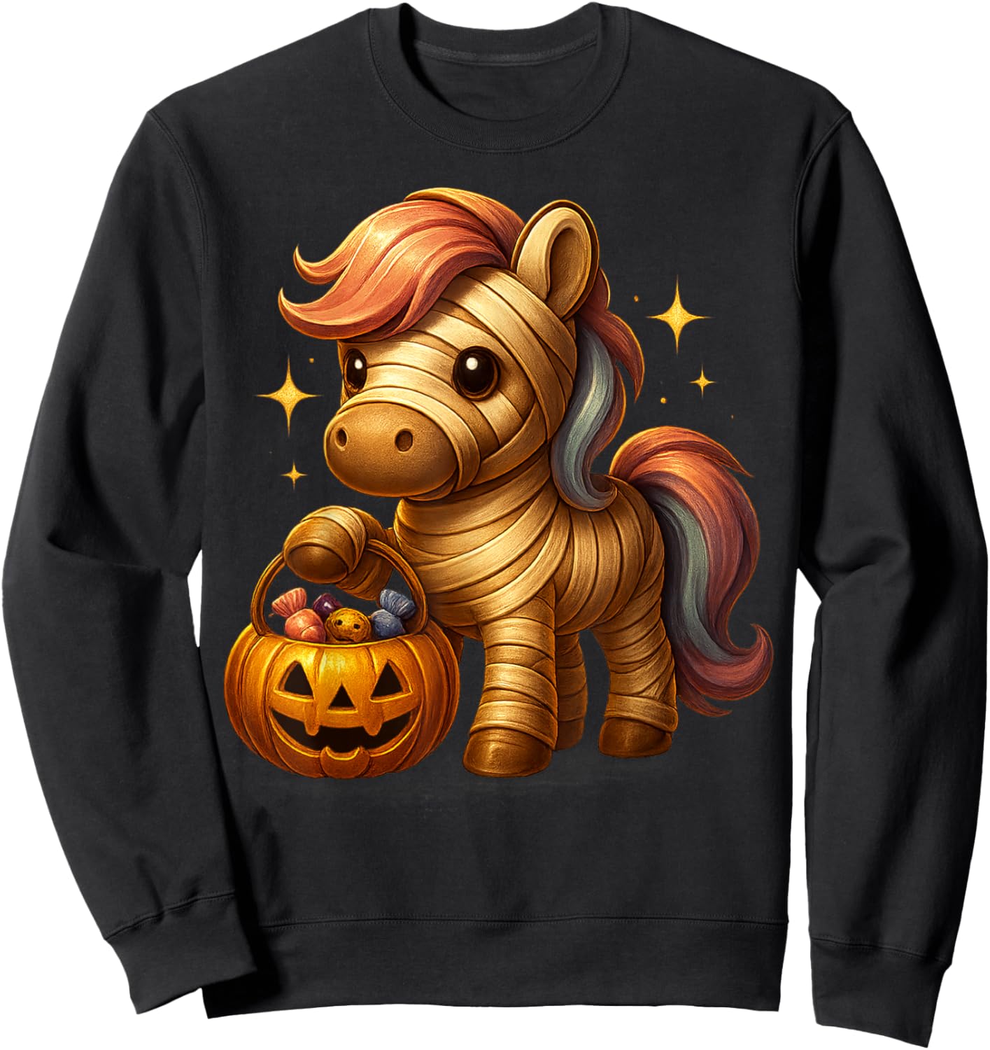 Cute Horse Halloween Costume Toddler Boys Girls Sweatshirt - Sweatshirt | Black