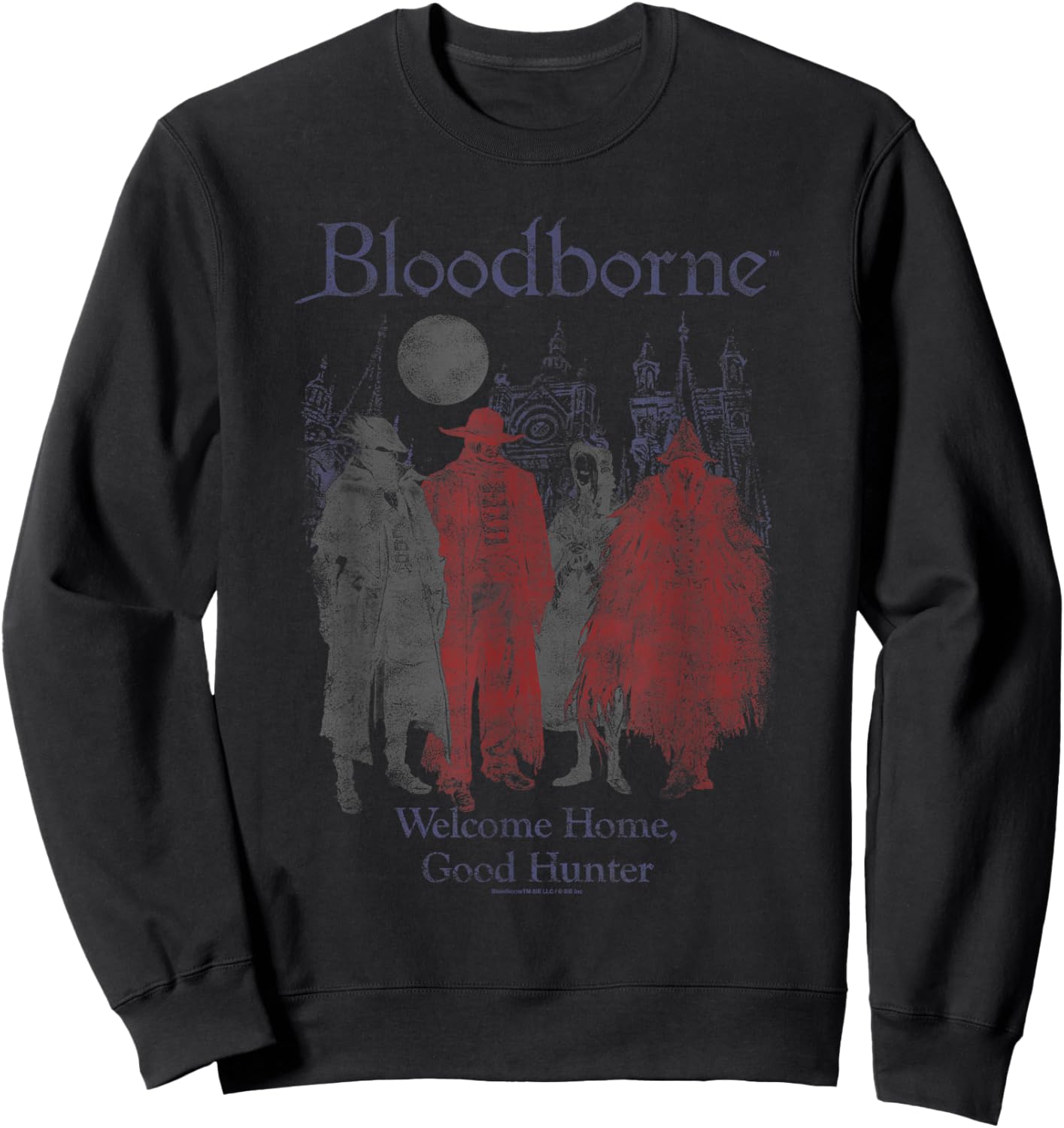 Bloodborne Welcome Home Good Hunter Video Game Sweatshirt - Sweatshirt | Black