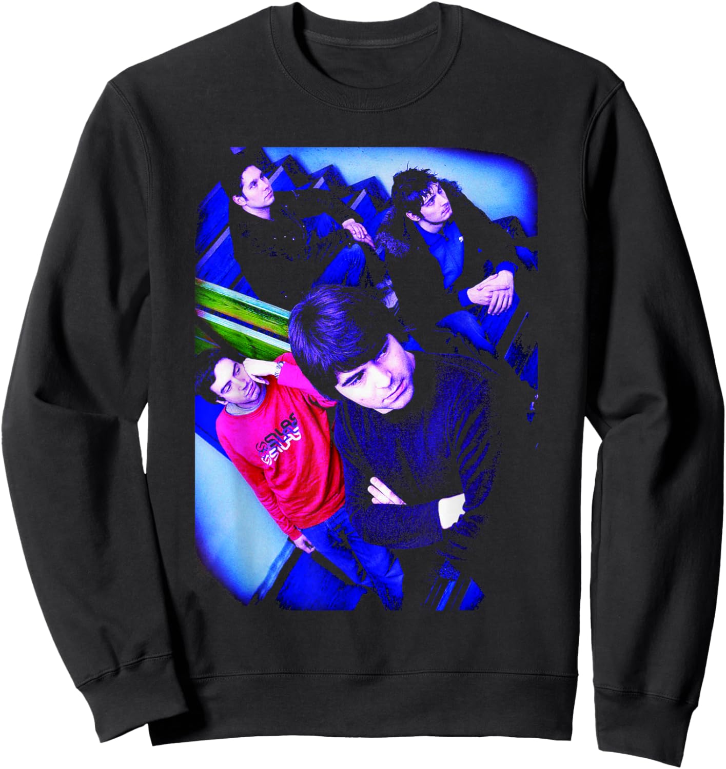 Snow Patrol Run Final Straw Era Band Portrait Sweatshirt - Sweatshirt | Black