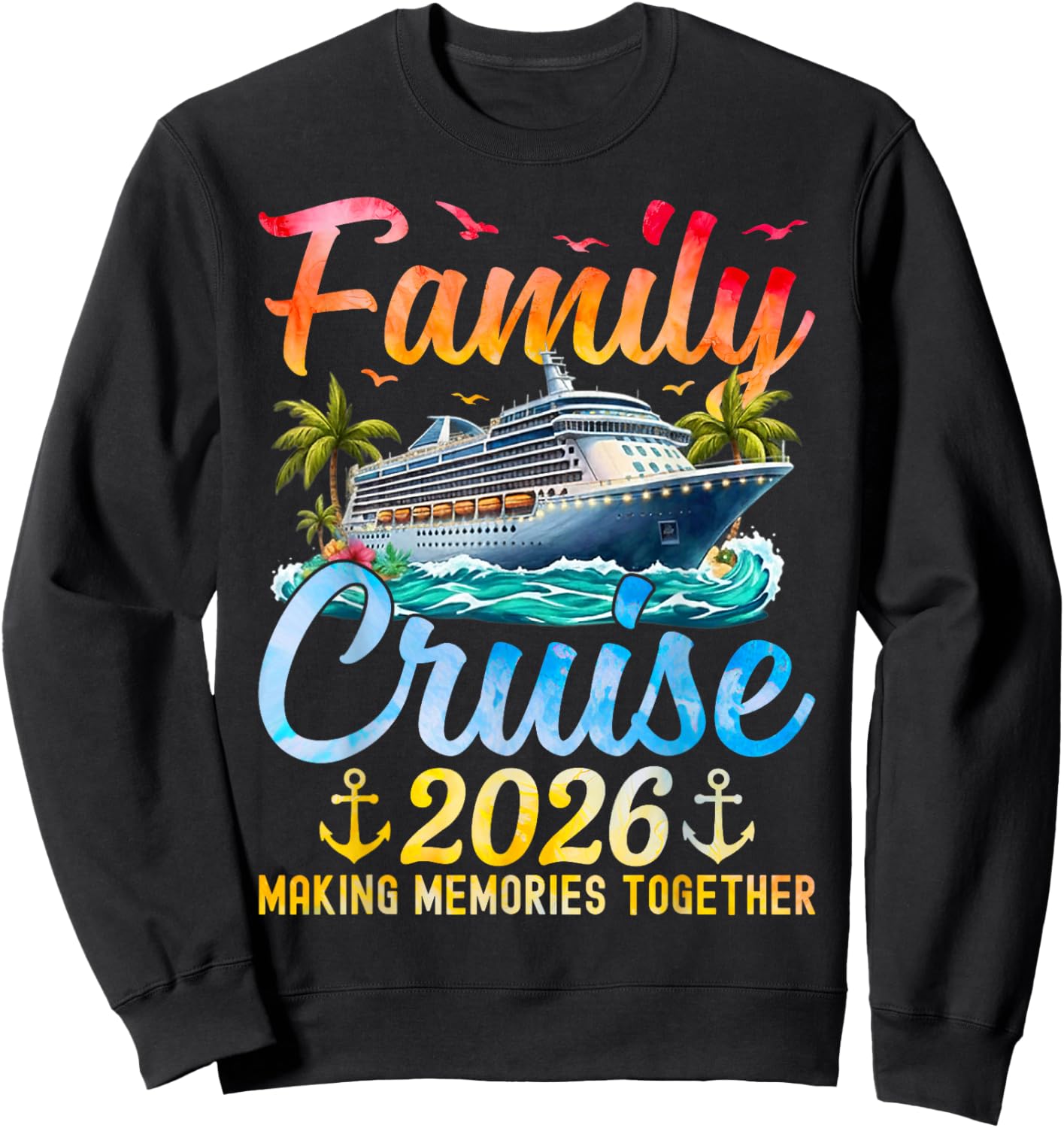 Cruise Ship Sweatshirt - Sweatshirt | Black
