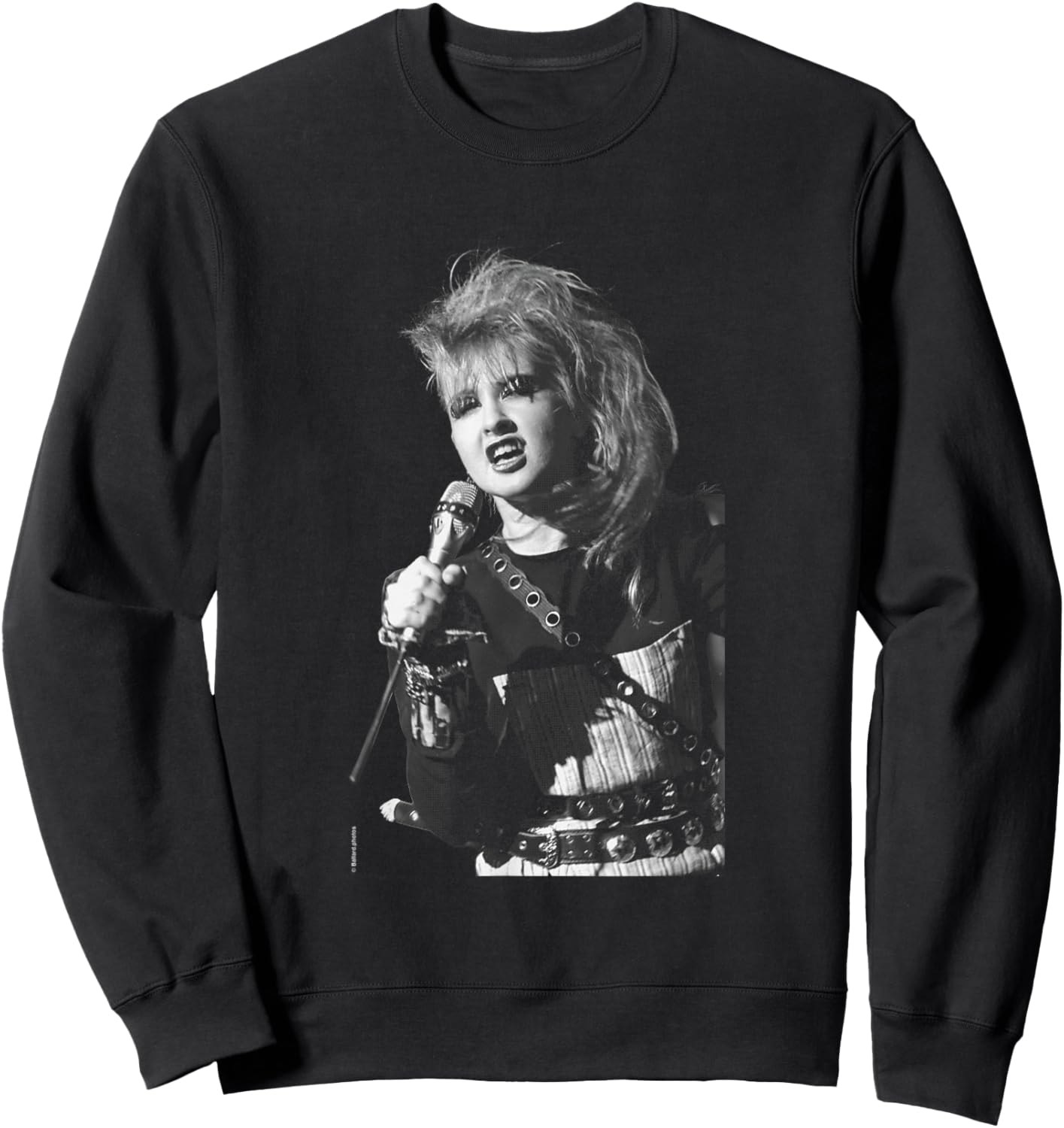 Pop Singer Cyndi Lauper Live by Allan Ballard Sweatshirt - Sweatshirt | Black