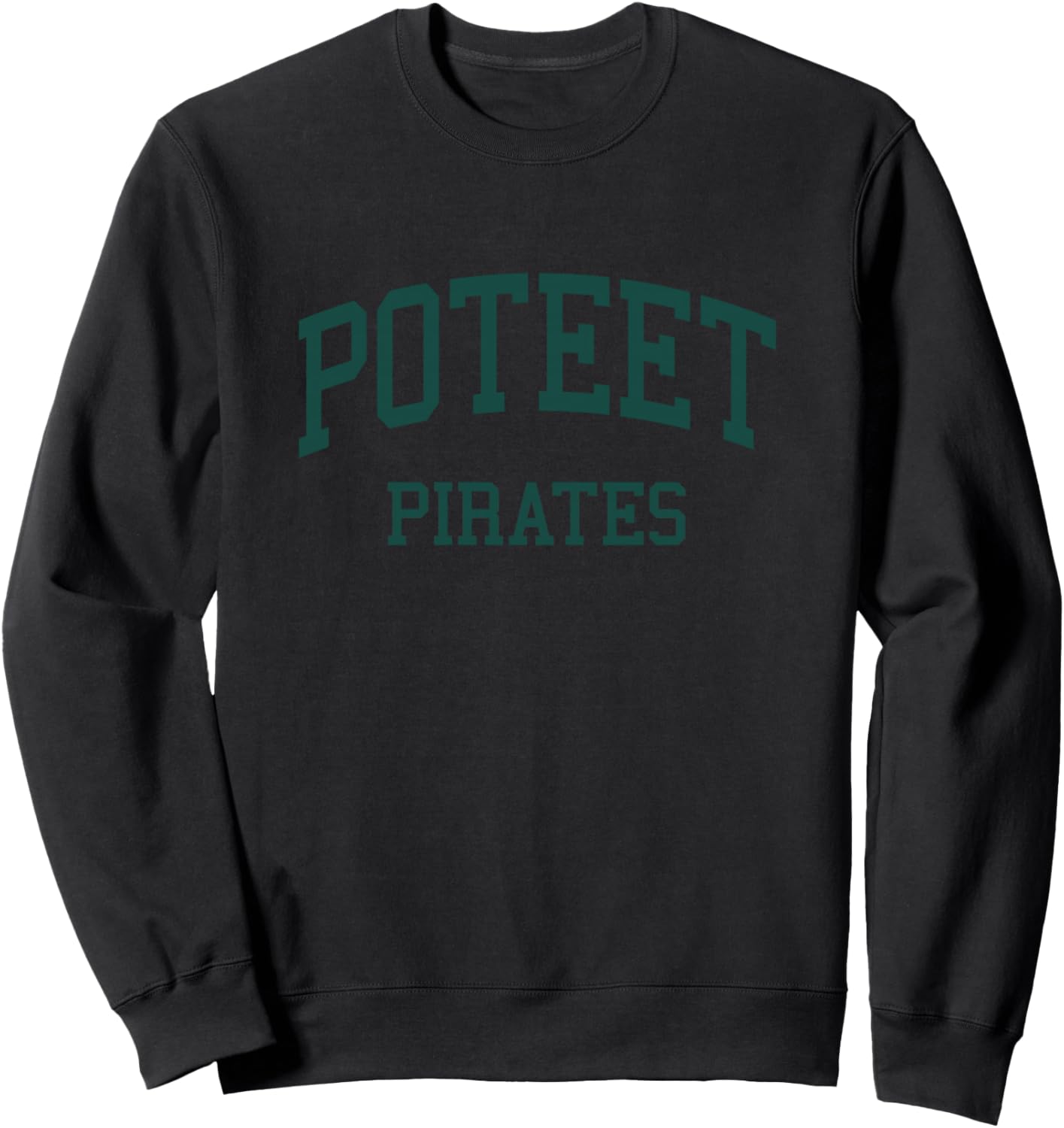Poteet High School HS Mesquite TX Retro Sweatshirt - Sweatshirt | Black