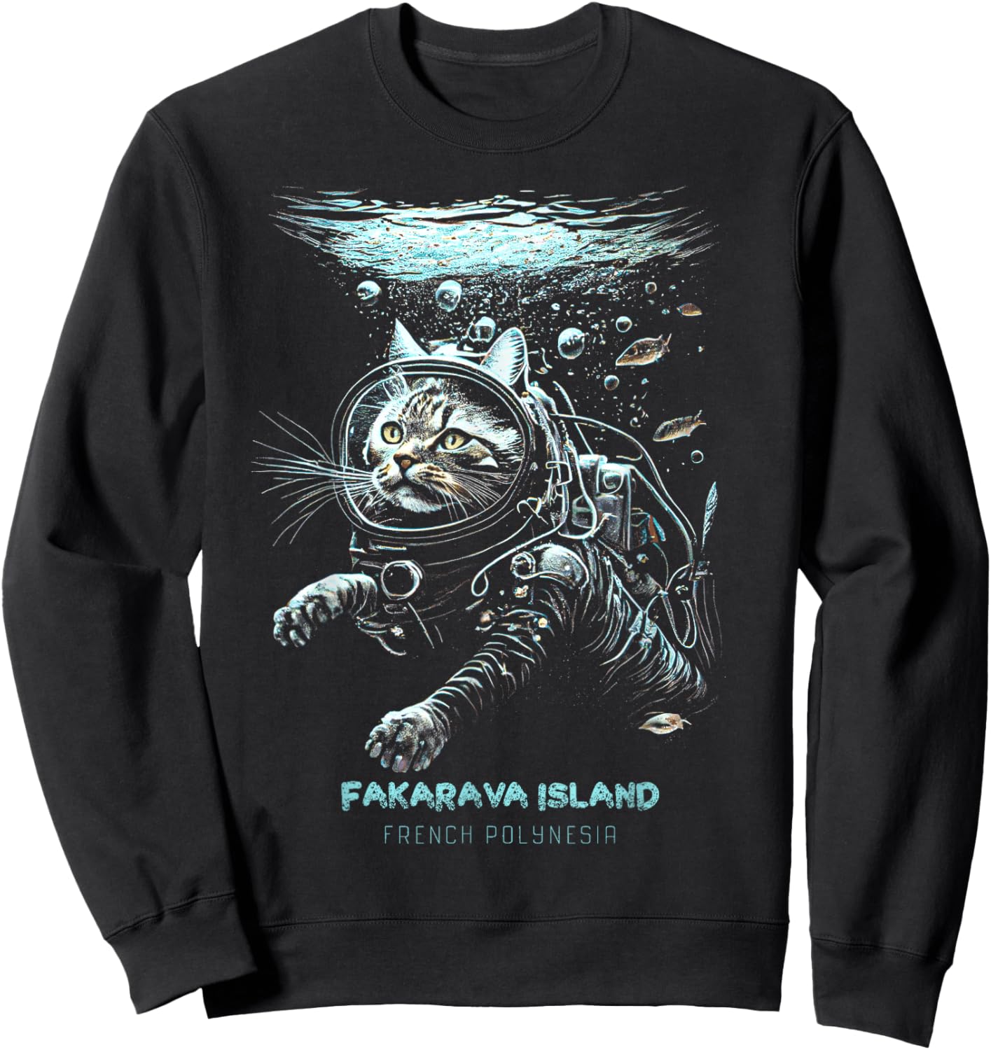 Fakarava Island French Polynesia Sweatshirt - Sweatshirt | Black