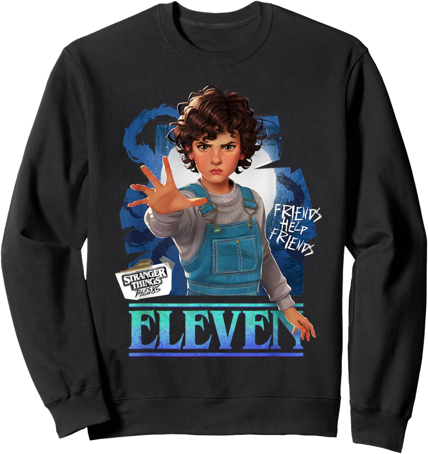 Stranger Things Tales from '85 Eleven Sweatshirt - Sweatshirt | Black