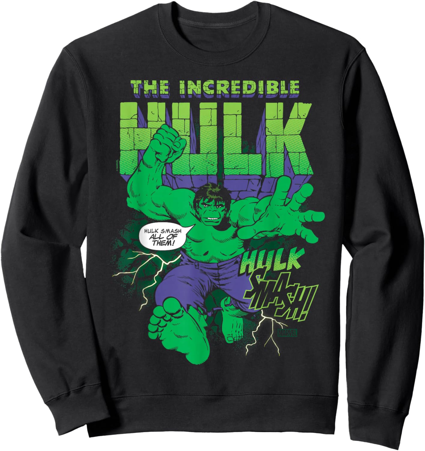 Hulk - Wrestling Sweatshirt - Sweatshirt | Black