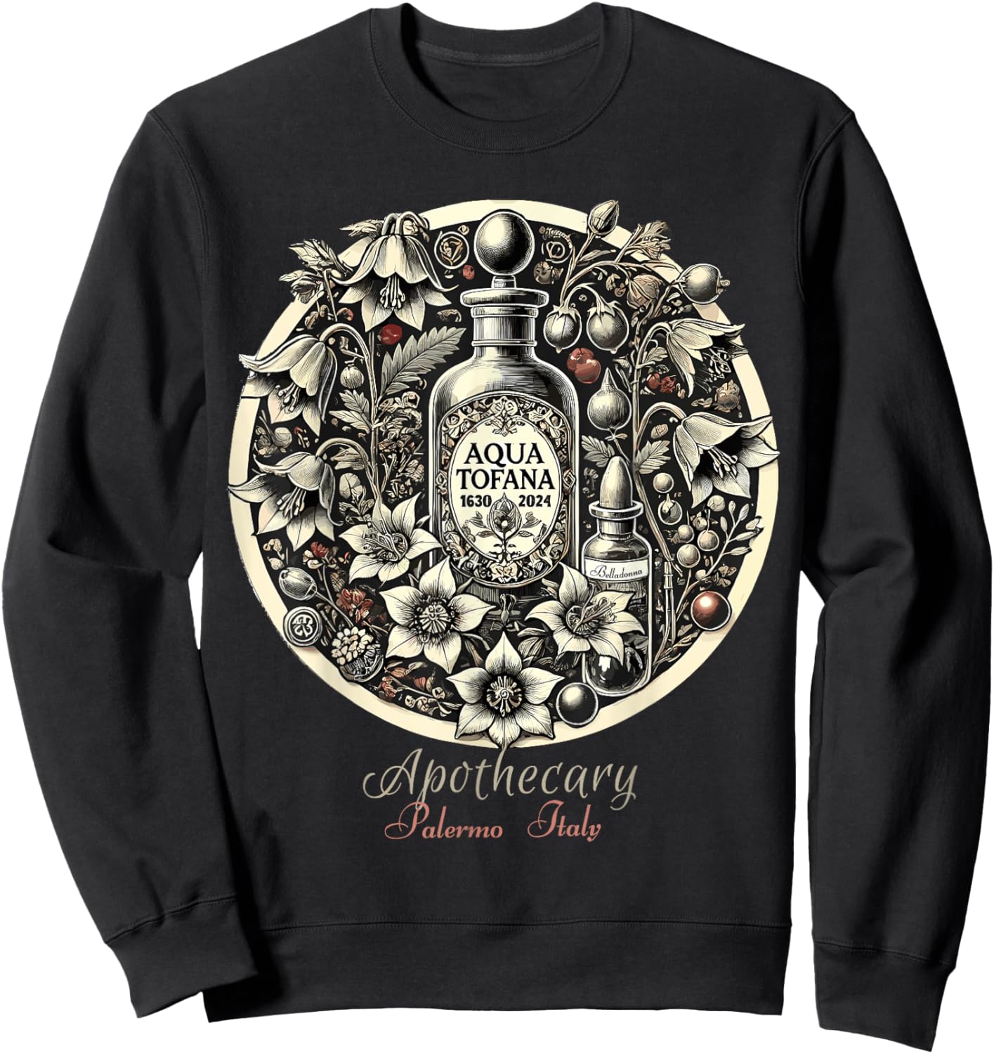 Aqua Tofana Costume Men Aqua Tofana Sweatshirt - Sweatshirt | Black