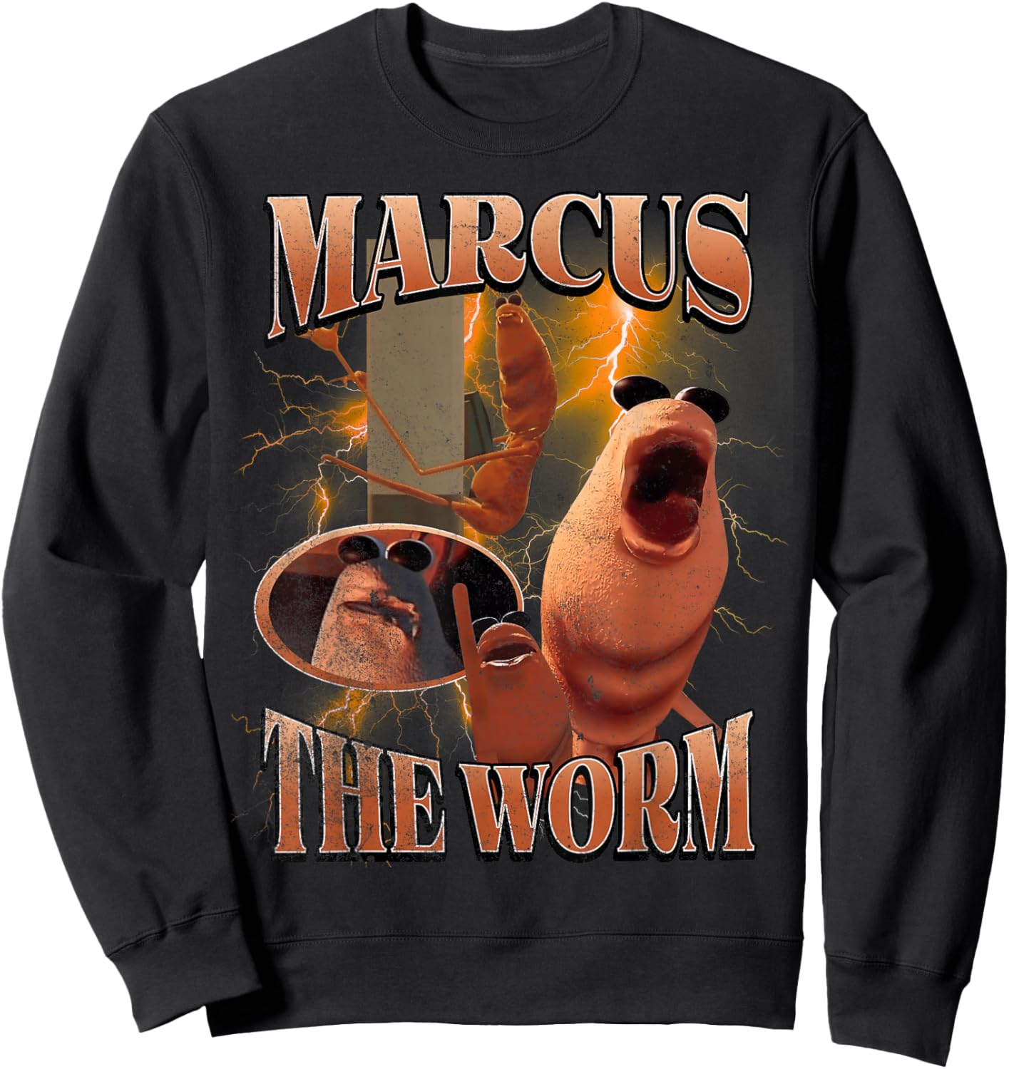 Marcus The Worm Sweatshirt - Sweatshirt | Black