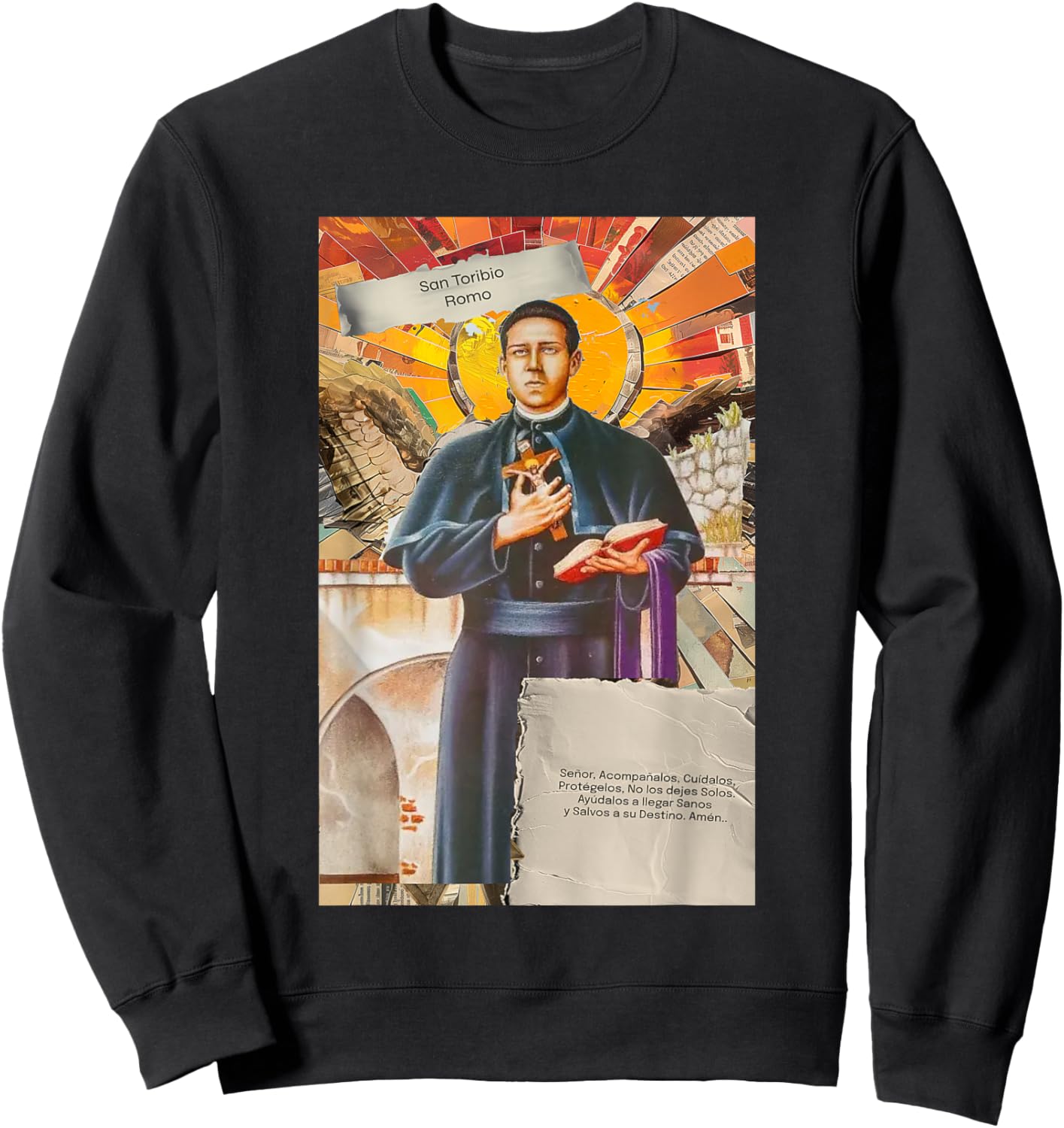 San Toribio Romo Sweatshirt - Sweatshirt | Black