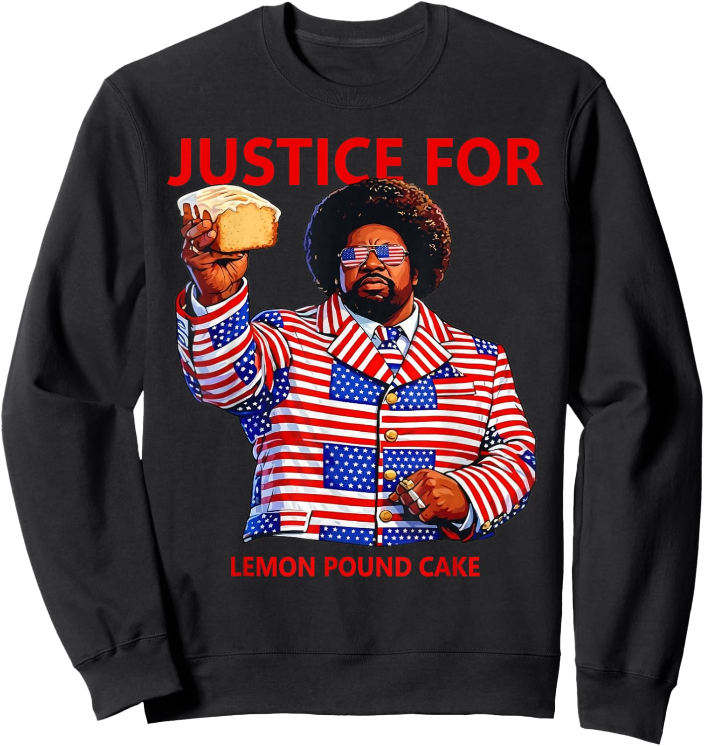 Justice for Lemon Pound Cake Sweatshirt - Sweatshirt | Black