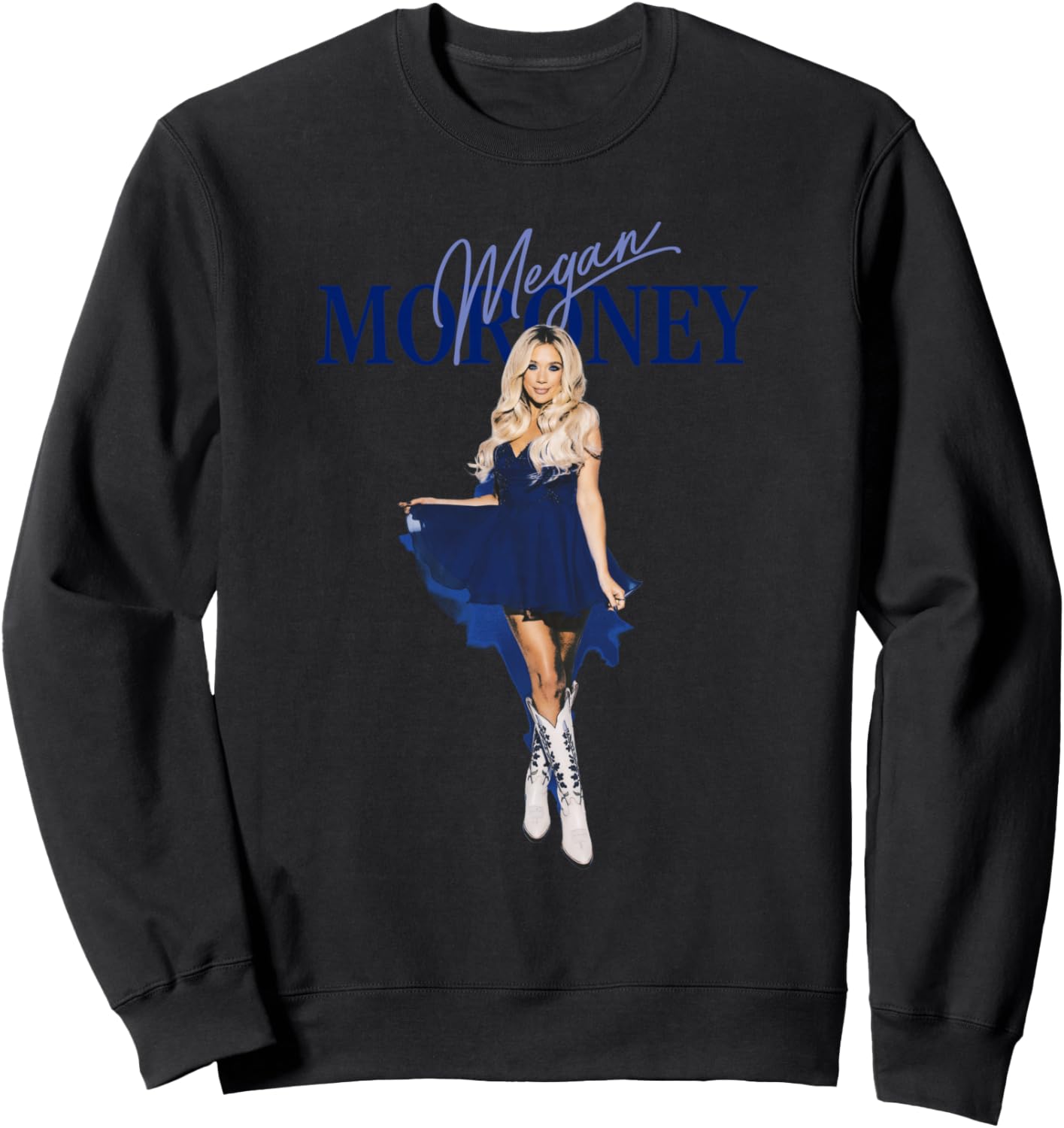Megan Moroney Am I Okay Dress Sweatshirt - Sweatshirt | Black