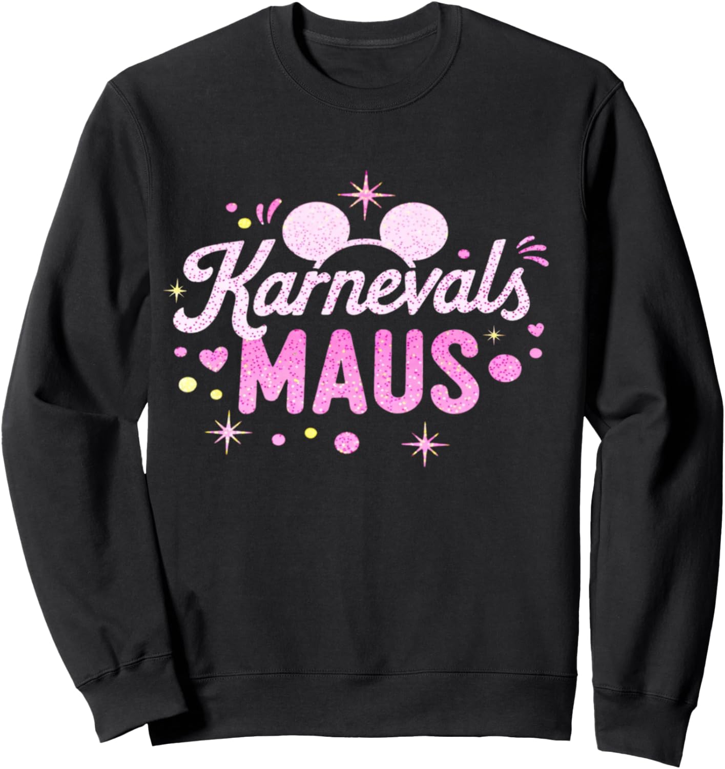 Carnival Mouse Outfit Cute Fancy Dress Motif Party Shirt Sweatshirt - Sweatshirt | Black