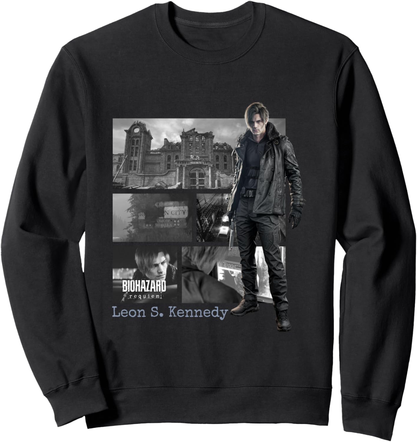 Resident Evil Requiem Leon FP Shirt Sweatshirt - Sweatshirt | Black