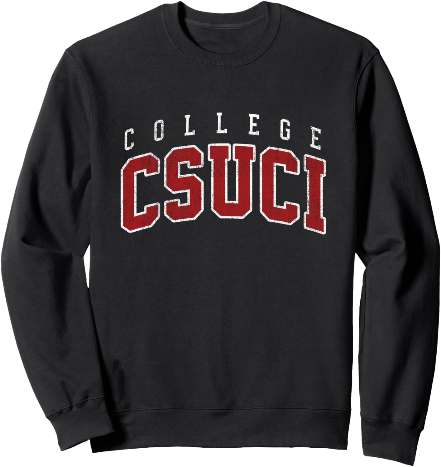 CSUCI Vintage Arch Athletic Sports Women Sweatshirt - Sweatshirt | Black