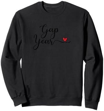 Gap Year Heart Gift Sweatshirt - Sweatshirt | Black