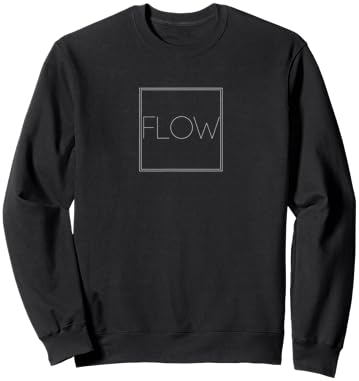 Flow - Minimalist Statement Going With The Flow Work Lover Sweatshirt - Sweatshirt | Black