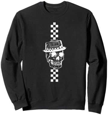 Ska Head Checkerboard Sweatshirt - Sweatshirt | Black