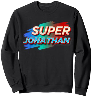 Super JONATHAN Funny Name JONATHANS Sweatshirt - Sweatshirt | Black