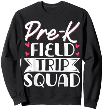Pre-k Field Trip Squad Sweatshirt - Sweatshirt | Black