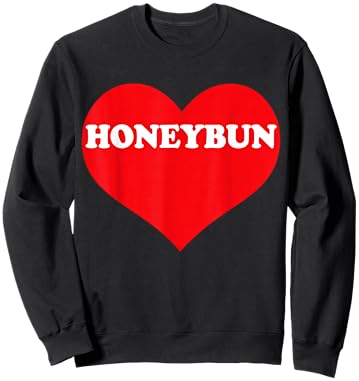 I Heart Honeybun, I Love Honeybun Custom Sweatshirt - Sweatshirt | Black