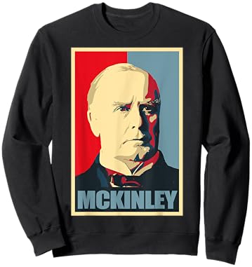 President William Mckinley Sweatshirt - Sweatshirt | Black