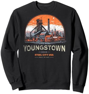 Hometown Pride - Youngstown Steel City USA Sweatshirt - Sweatshirt | Black