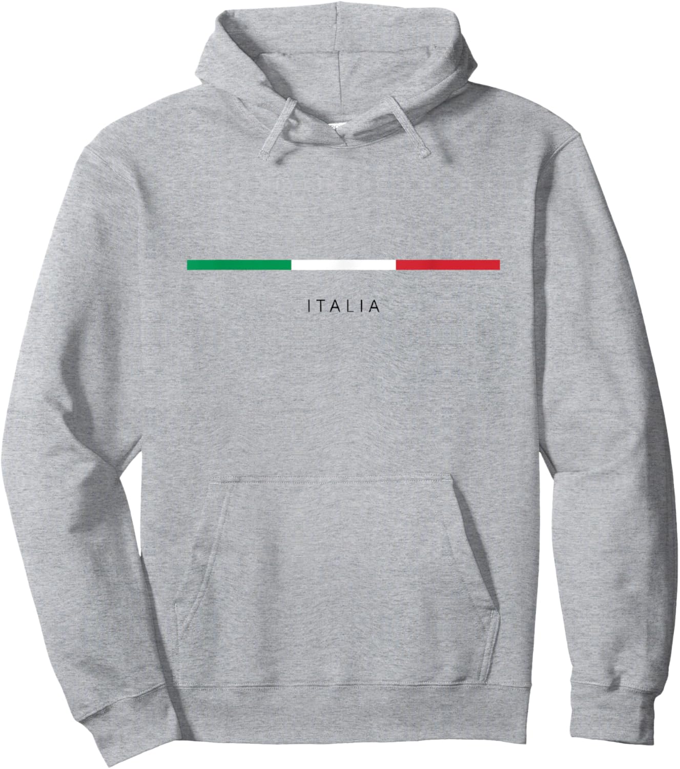 Italy Printed Hoodie - Hoodie | Ash