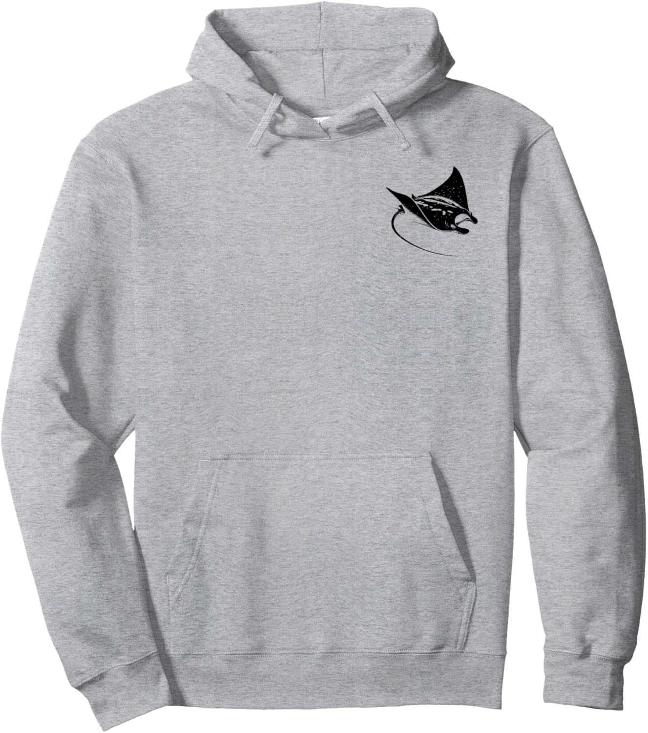 Manta ray Dad Mom Lover - Monochromatic Manta Ray Hoodie - Hoodie | Ash