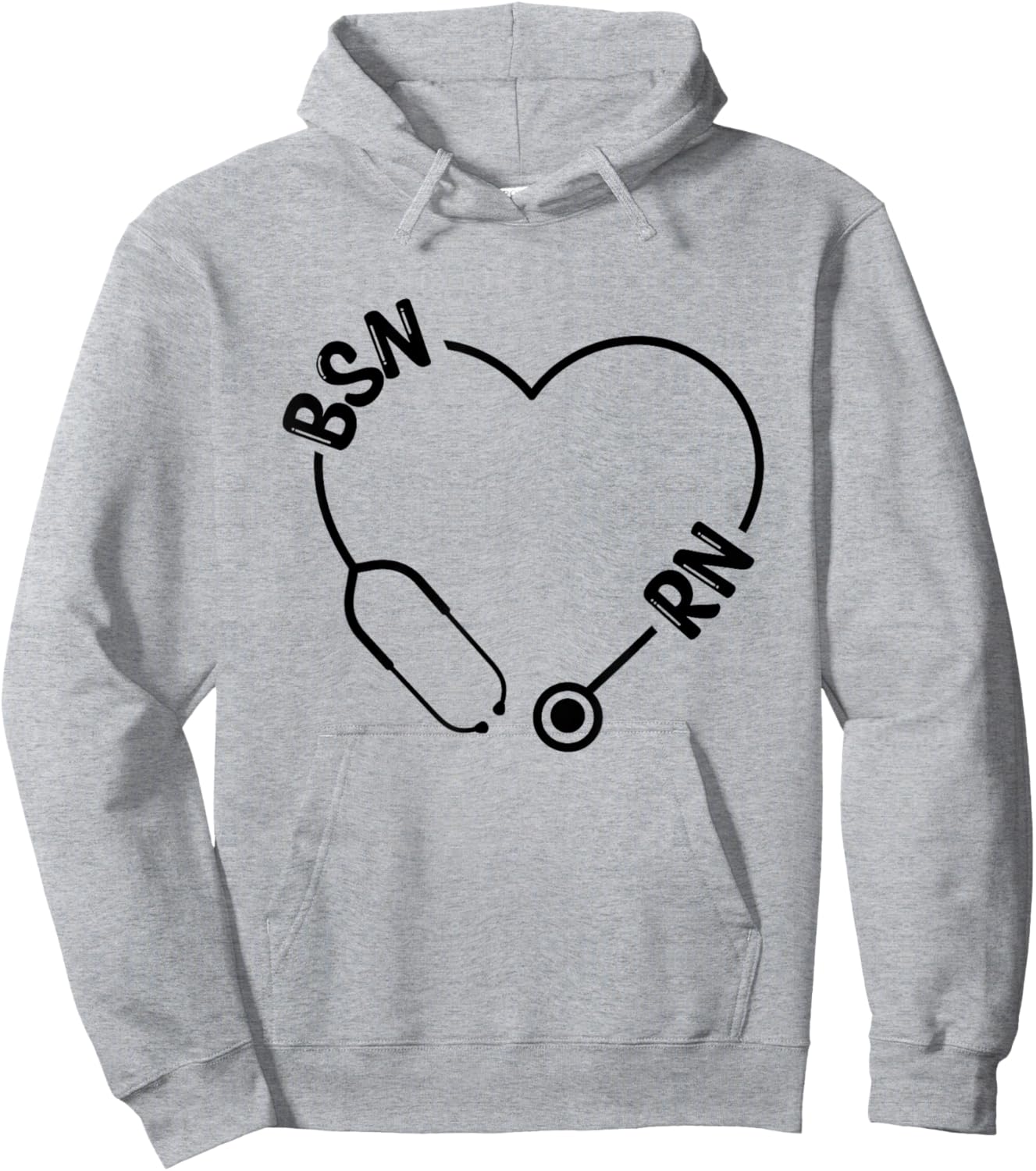 BSN RN Nurse Graduation Nursing Essentials BSN Nurses Hoodie - Hoodie | Ash