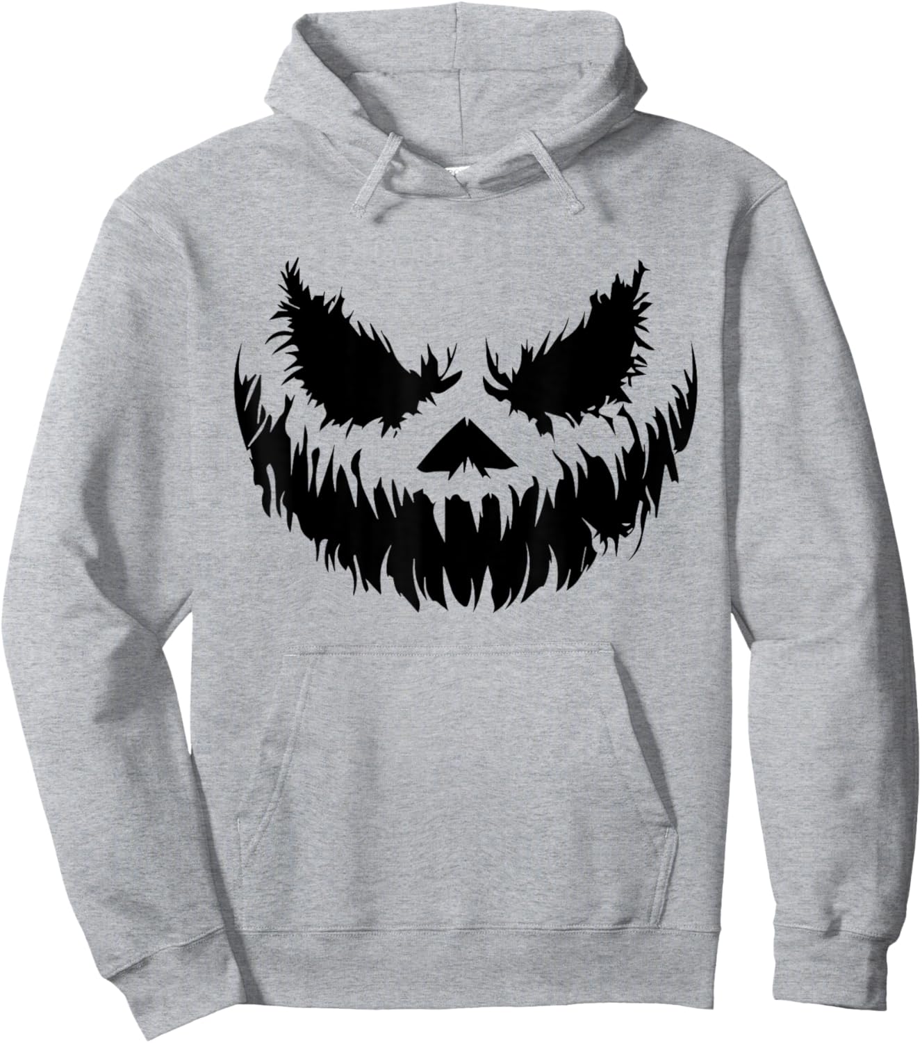 Spooky Halloween Pumpkin Jack o Latern Smile Hoodie - Hoodie | Ash