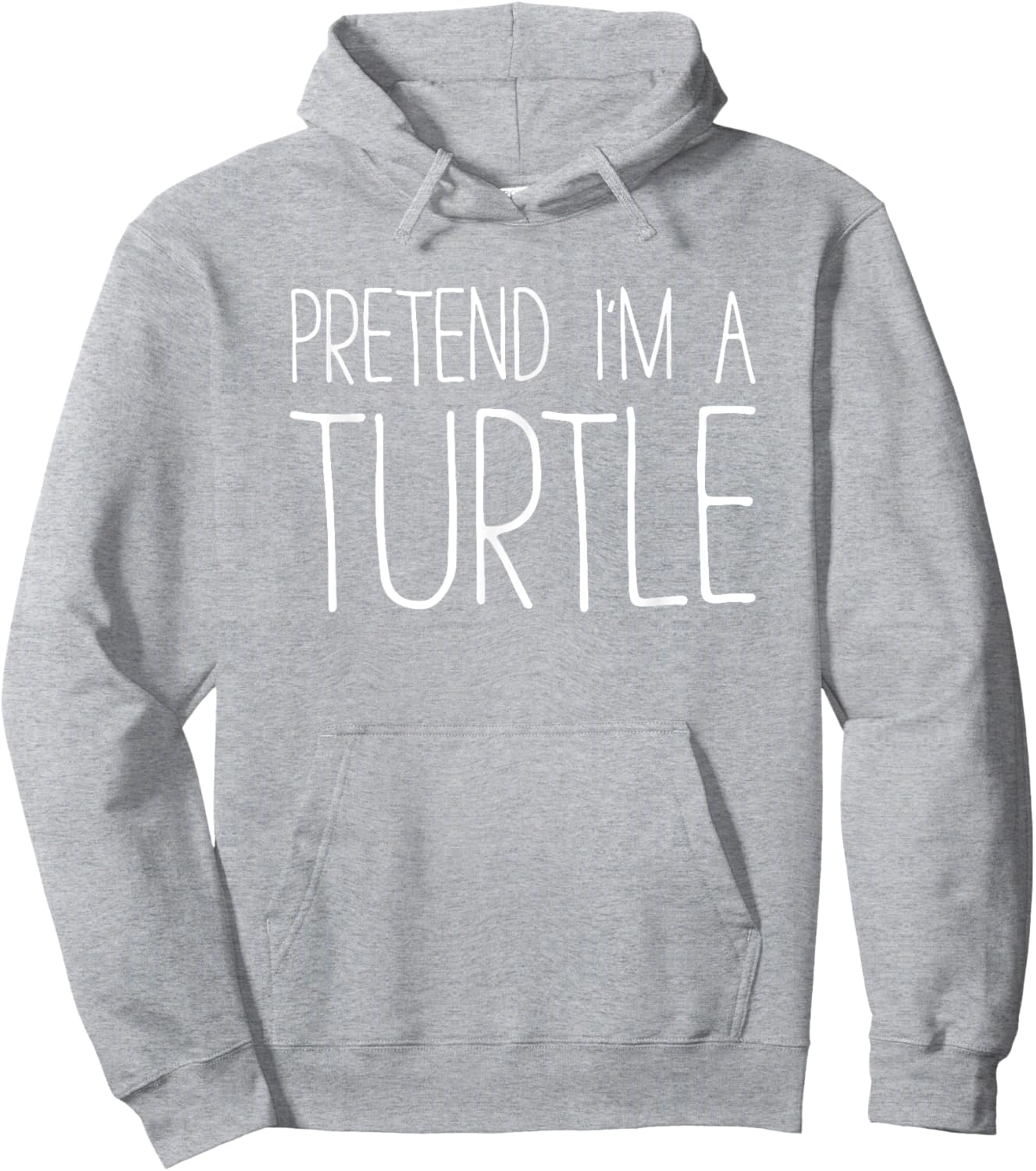 Pretend I'm A Turtle Shirt Adult Kids Men Women Costume Hoodie - Hoodie | Ash