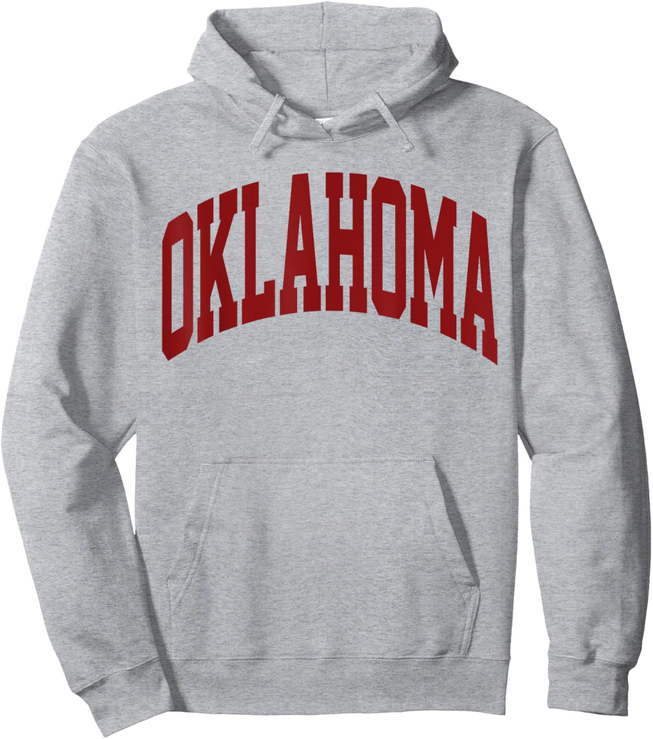 Retro Oklahoma Throwback Souvenir Oklahoma Red Classic Hoodie - Hoodie | Ash