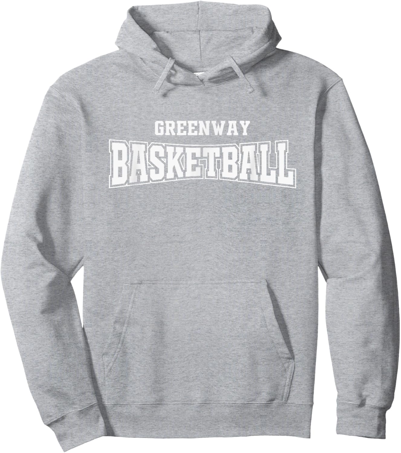 Greenway High School Basketball Warp HS Hoodie - Hoodie | Ash