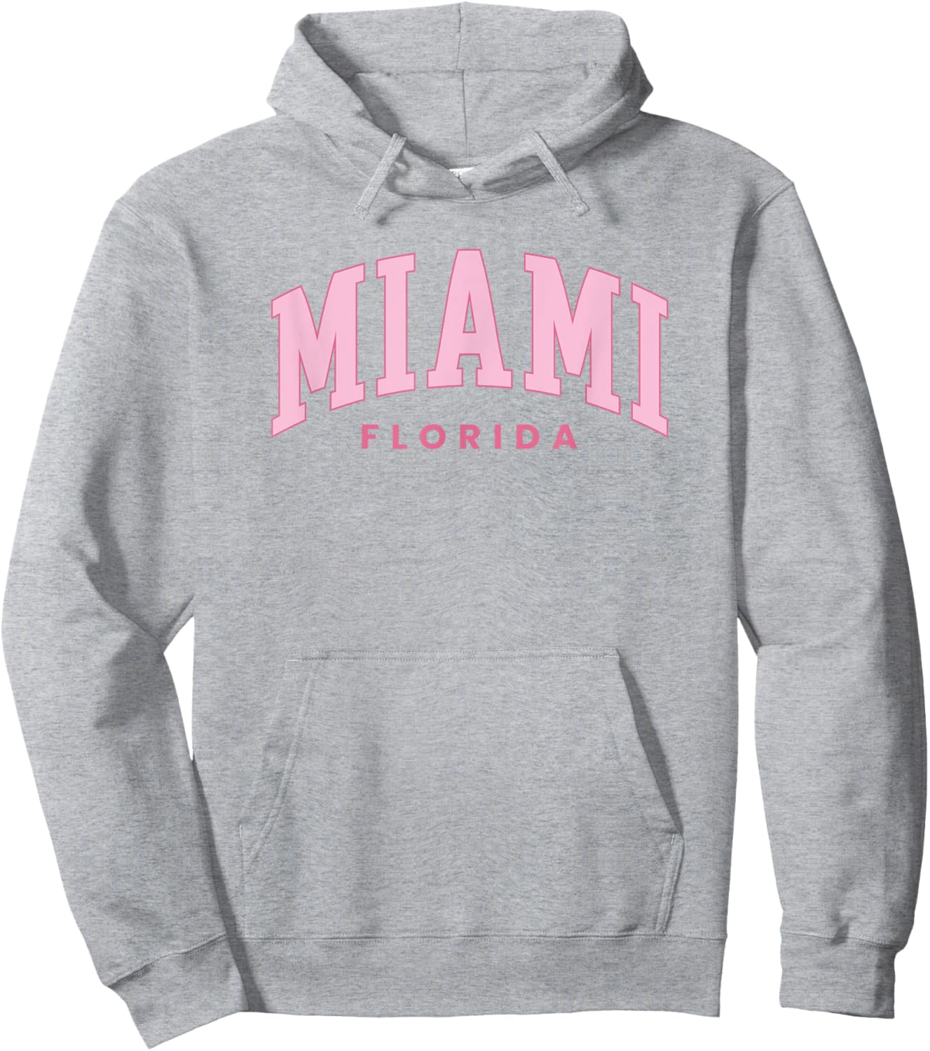 Retro Miami Florida Vintage Arch Preppy Throwback Girls Kid Hoodie - Hoodie | Ash
