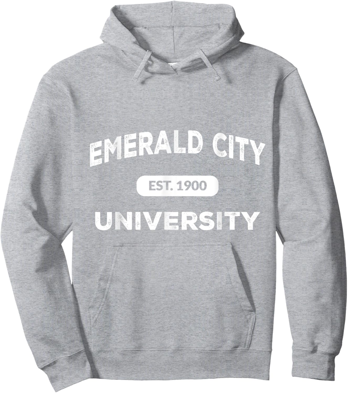 Wizard of Oz Emerald City University Costume Halloween Hoodie - Hoodie | Ash