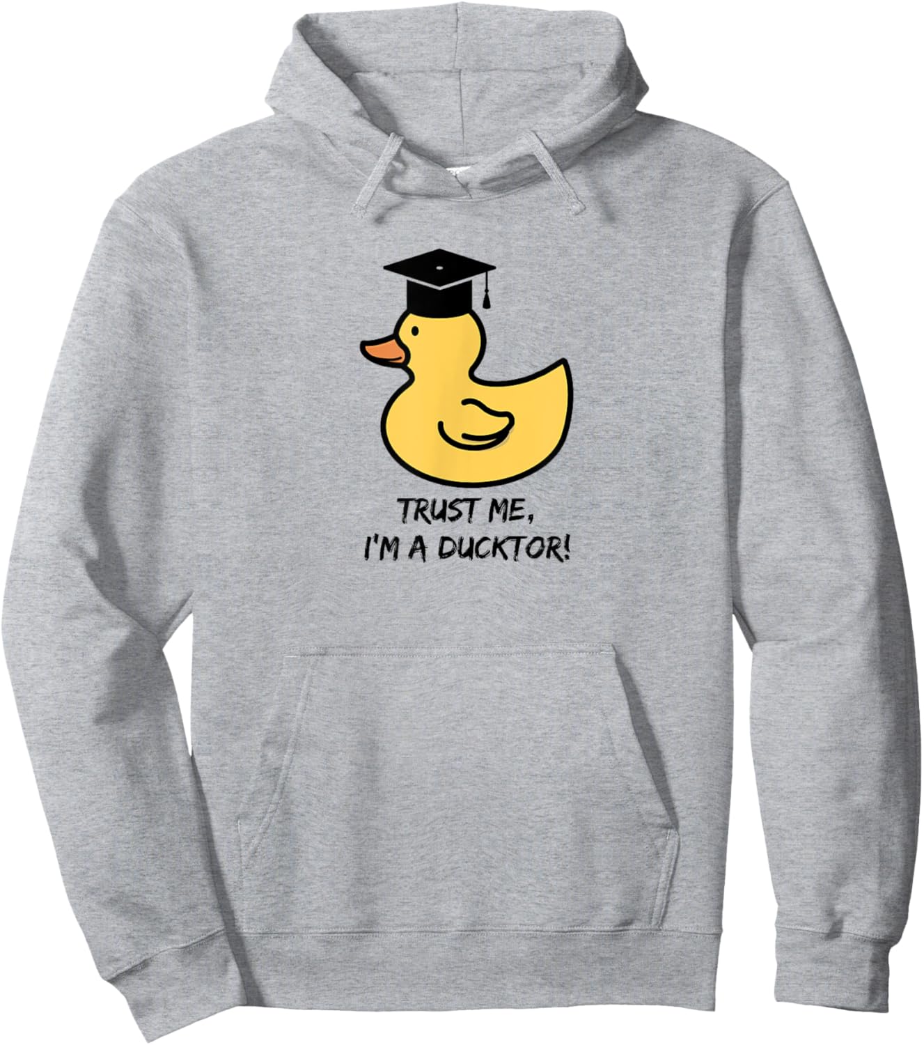 "Trust me I'm a ducktor“ - duck lover doctorate degree pun Hoodie - Hoodie | Ash