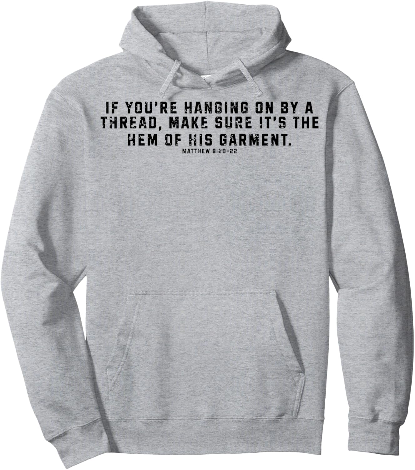 If You're Hanging On By A Thread Make Sure It's The Hem Hoodie - Hoodie | Ash