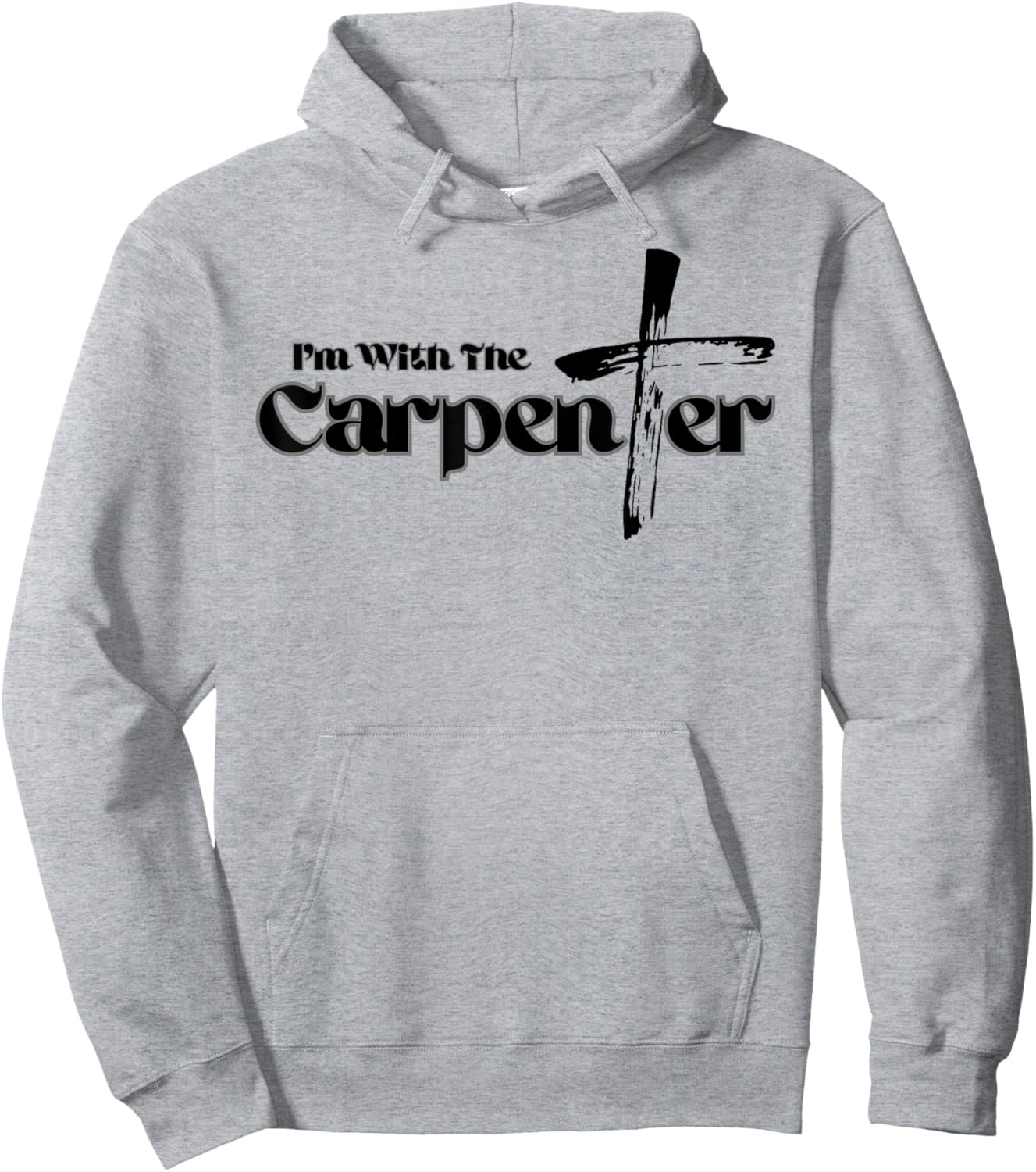 I'm with the Carpenter I'm with Jesus Inspired Christianity Hoodie - Hoodie | Ash