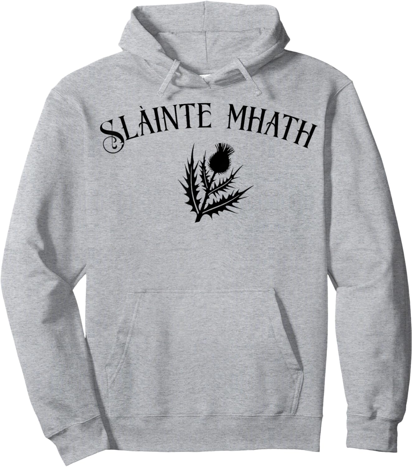 Slàinte mhath Scottish Thistle emblem Scotland pride cheers Hoodie - Hoodie | Ash