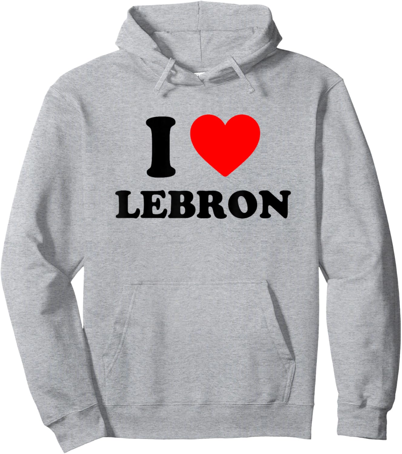 I Love Lebron I Heart Lebron Hoodie - Hoodie | Ash