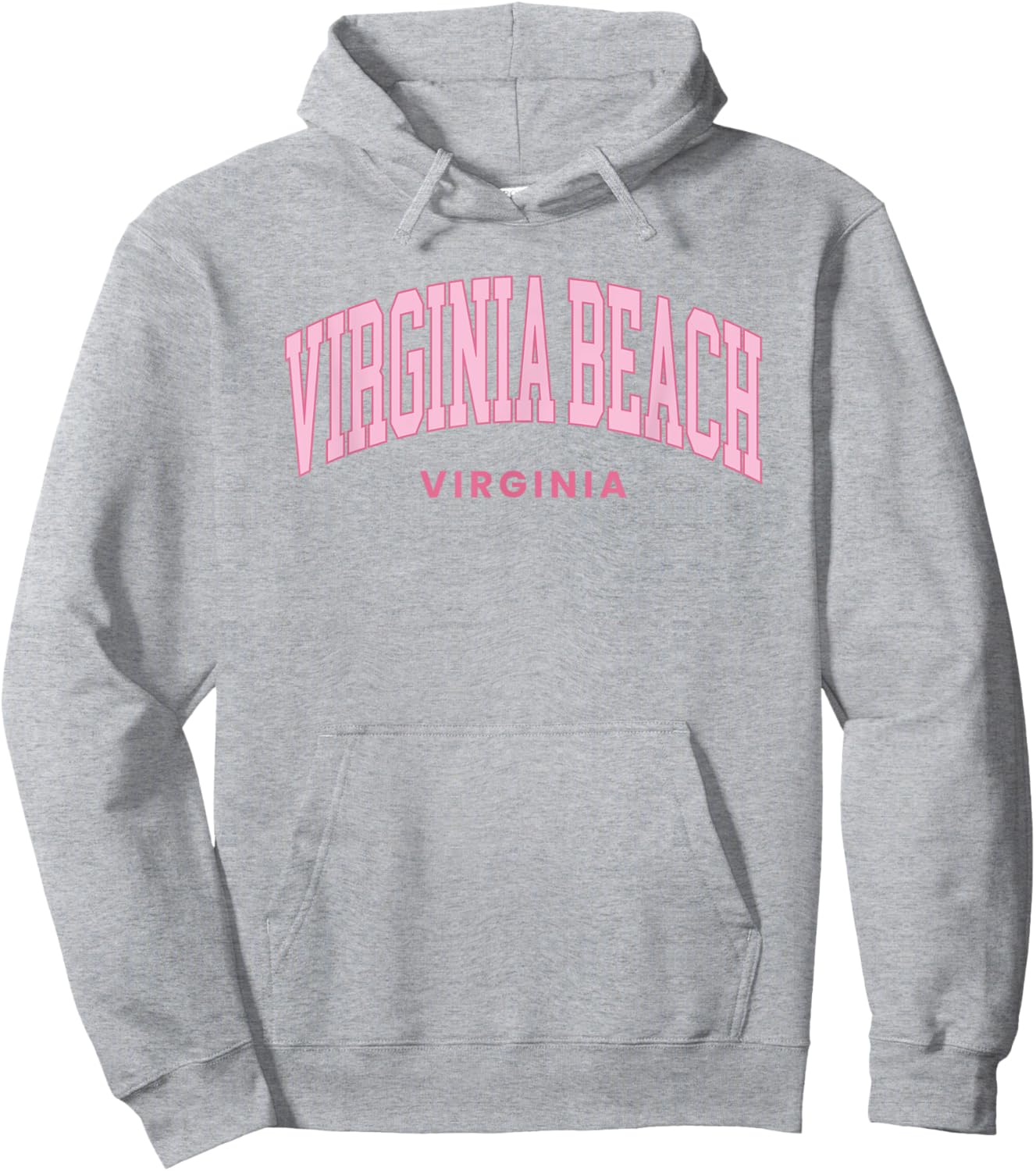 Virginia Beach Virginia Retro Preppy Throwback Girls Hoodie - Hoodie | Ash