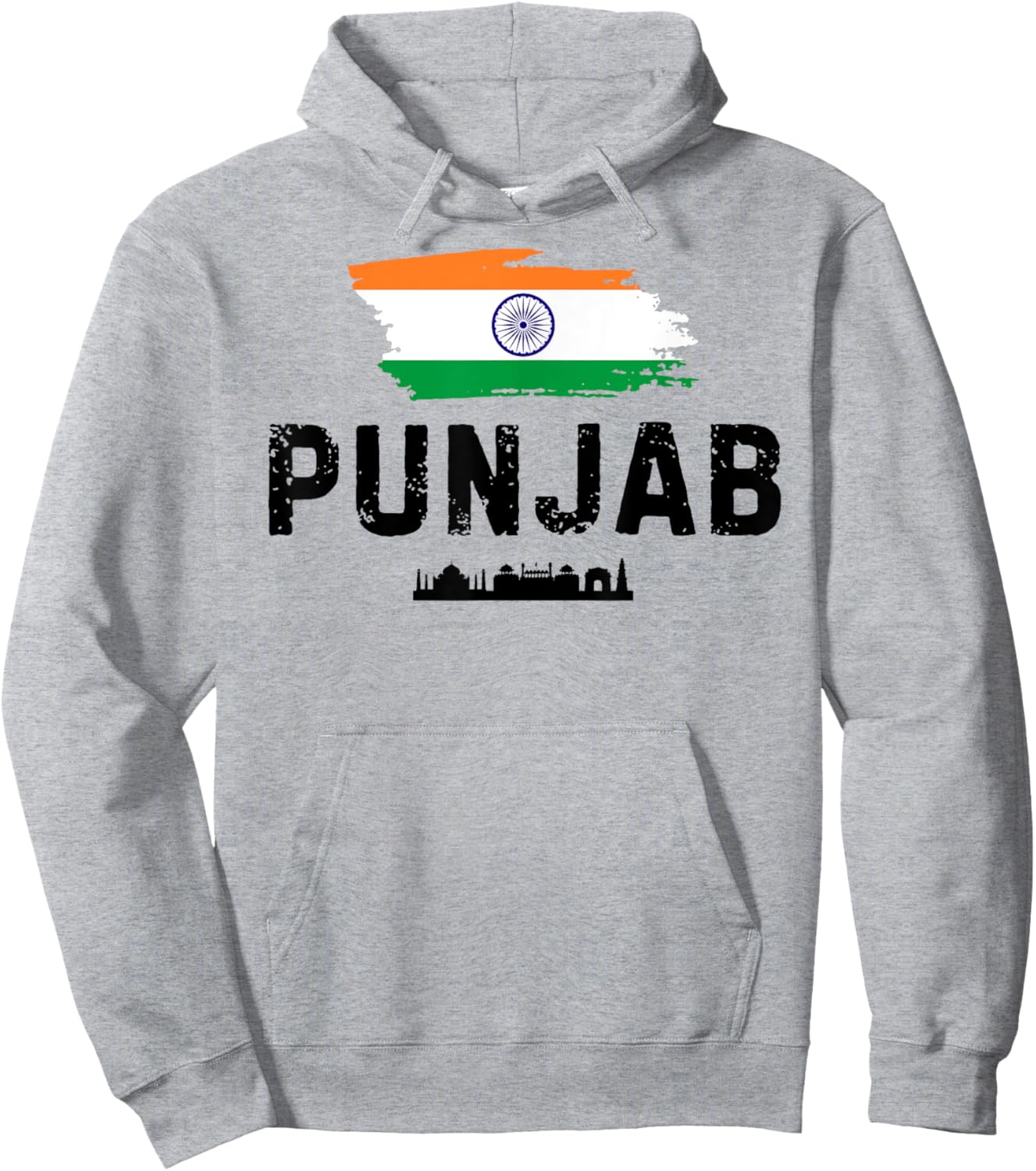 Novelty Punjab City India Traveling Vacations Women Men Dad Hoodie - Hoodie | Ash