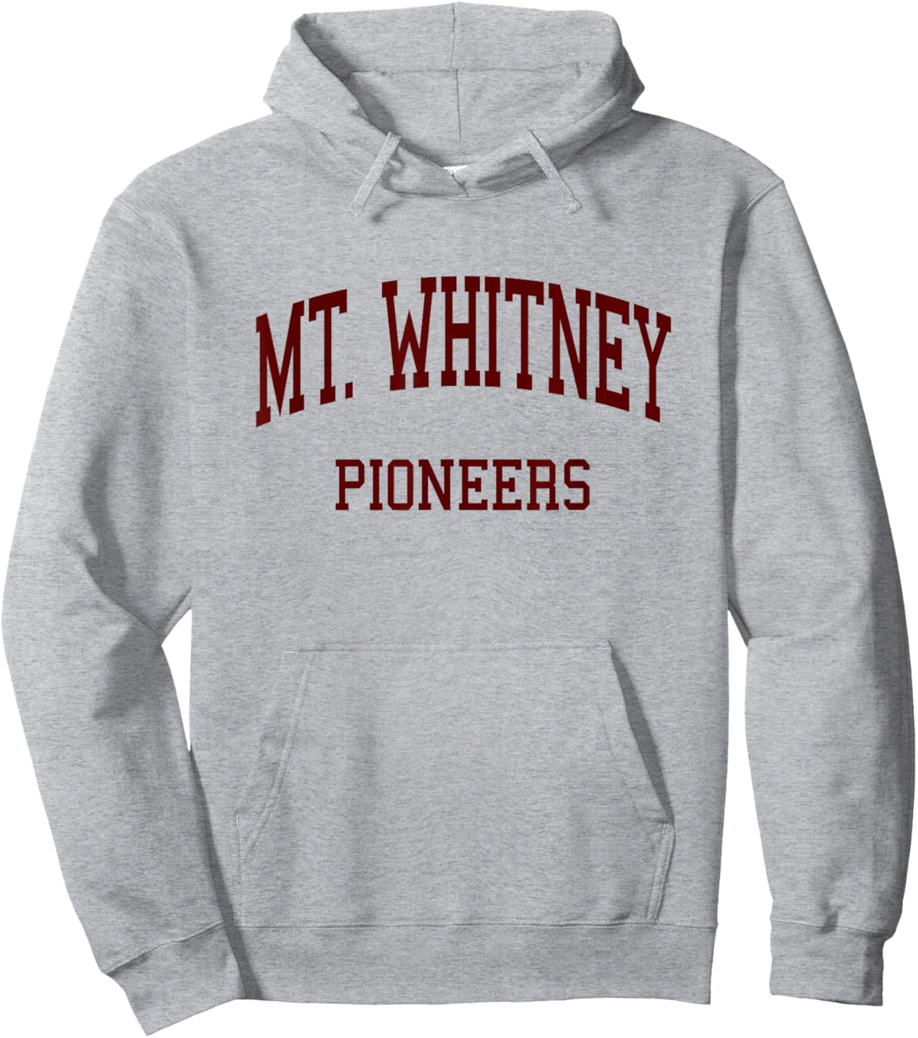 Mt. Whitney High School HS Visalia CA Retro Hoodie - Hoodie | Ash