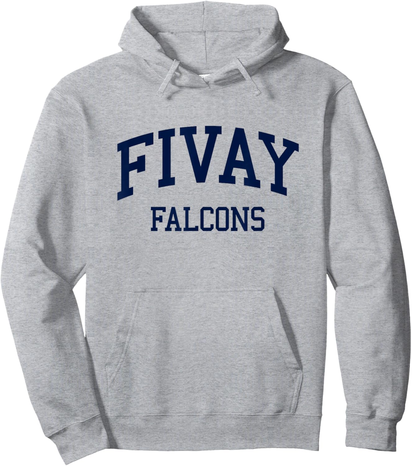 Fivay High School HS Hudson FL Retro Hoodie - Hoodie | Ash