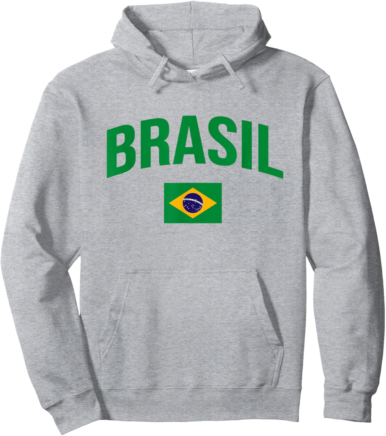 Brasil - Flag of Brazil - Throwback Design - Classic Hoodie - Hoodie | Ash