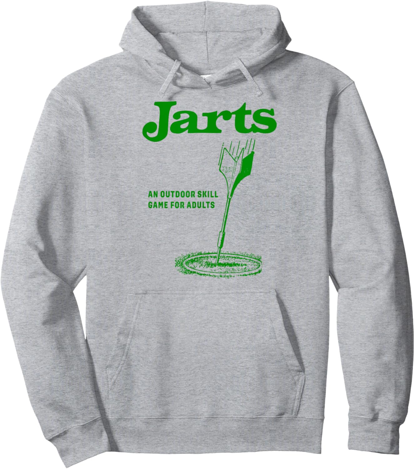 Lawn Darts Jarts Funny 80s Men's & Women's Hoodie - Hoodie | Ash