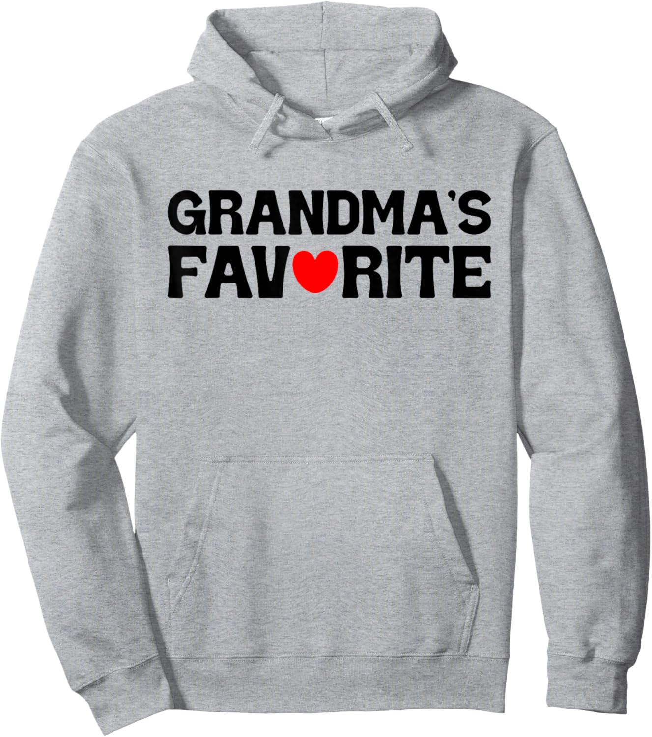 Grandma's Favorite Cute Family for Grandson Granddaughter Hoodie - Hoodie | Ash