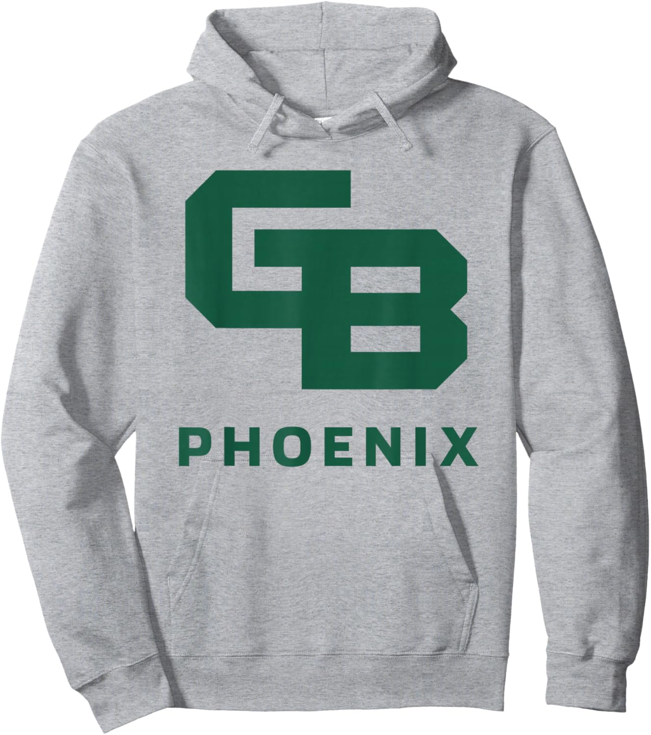 Wisconsin Green Bay Phoenix Icon Officially Licensed Hoodie - Hoodie | Ash