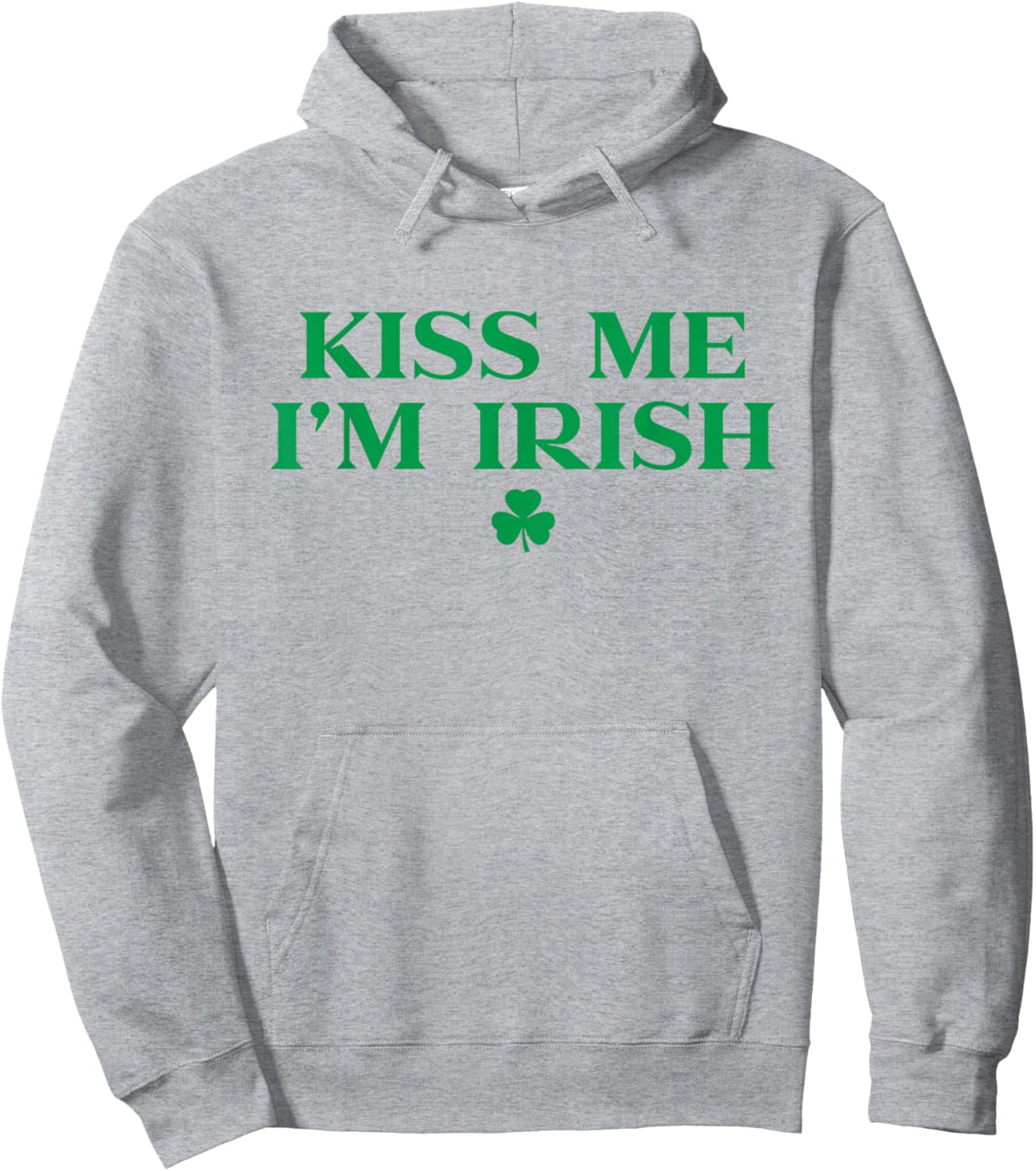 Kiss Me Im Irish Shirt Women, Funny St Patricks Day Hoodie - Hoodie | Ash